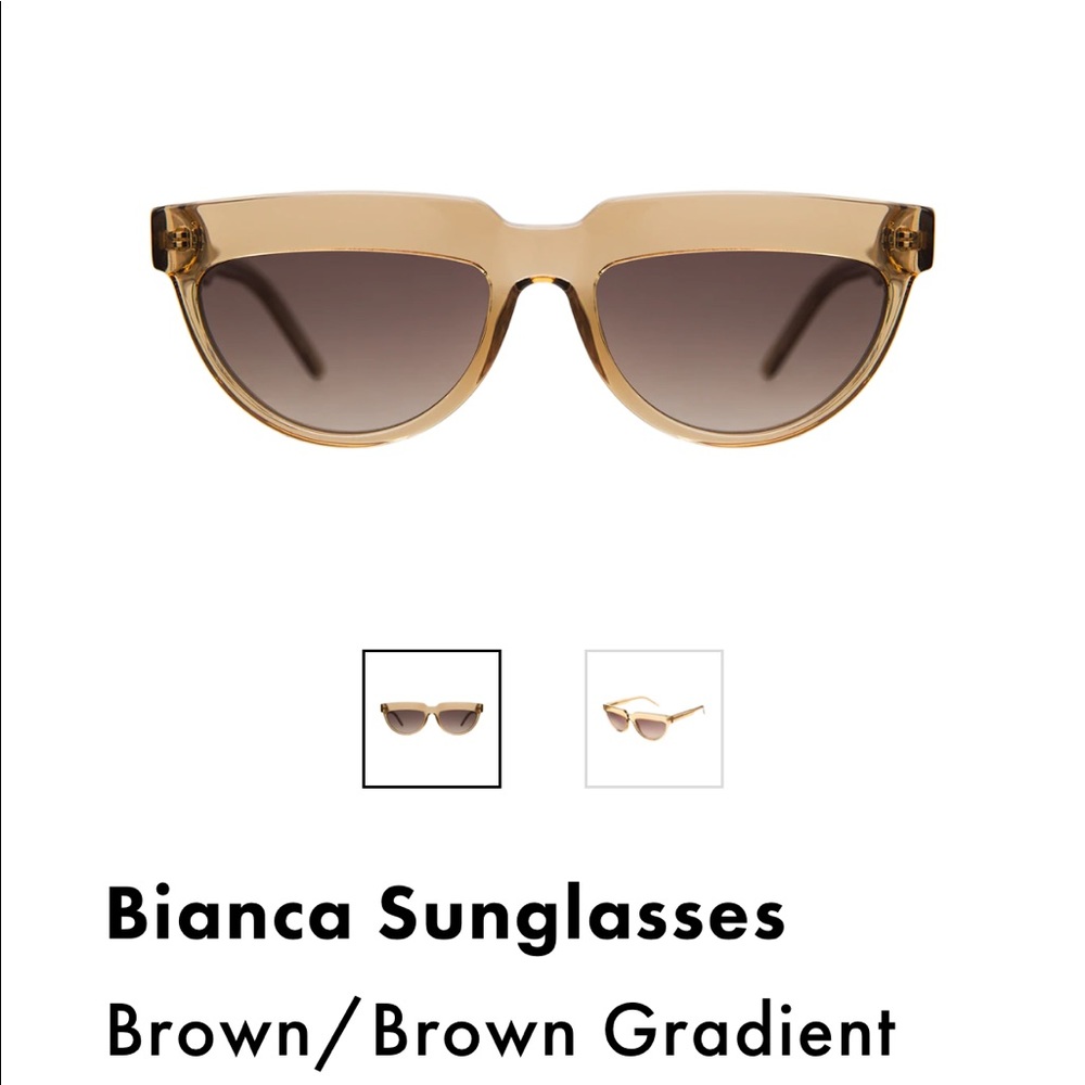 Illesteva Bianca Sunglasses in Brown/Brown Gradient